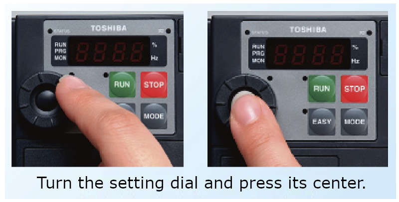 Image: Easy settings and operation