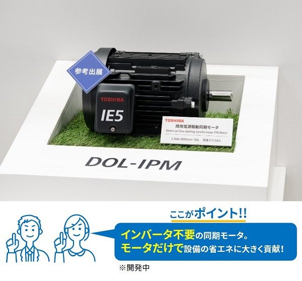 商用電源駆動同期モータ 画像