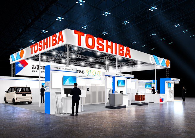 画像：東芝グループブースイメージ