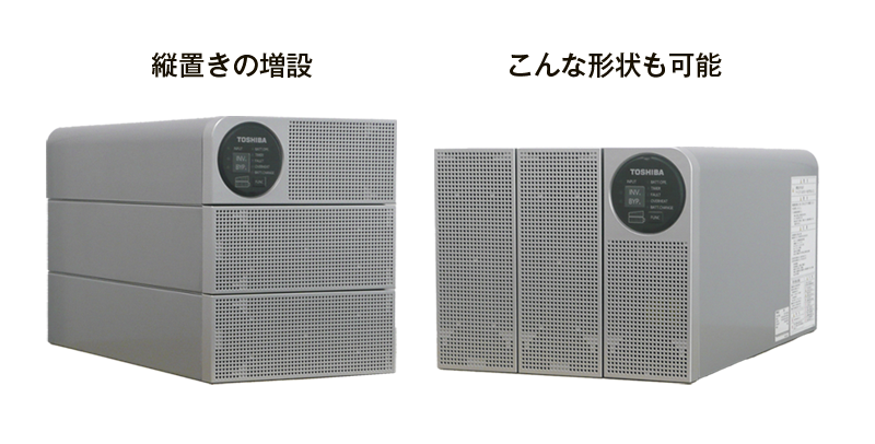 バッテリ増設も容易　画像