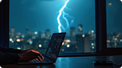 イメージ：事務所内PC（災害対応）