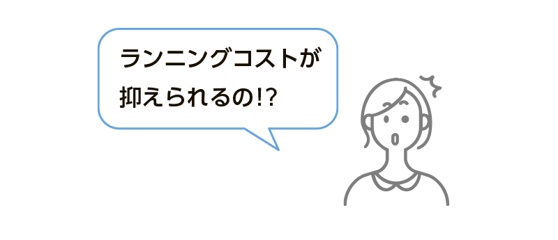 高い費用対効果　画像