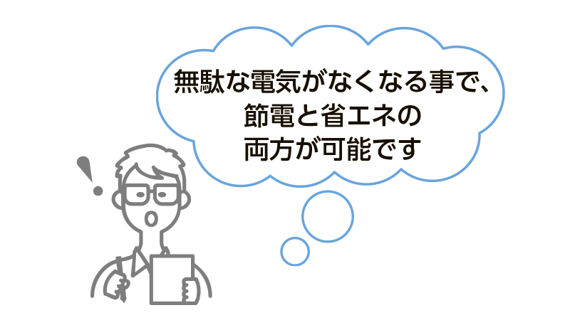 電気設備の利用効率が一段と向上します。