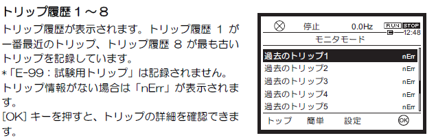 トリップ履歴